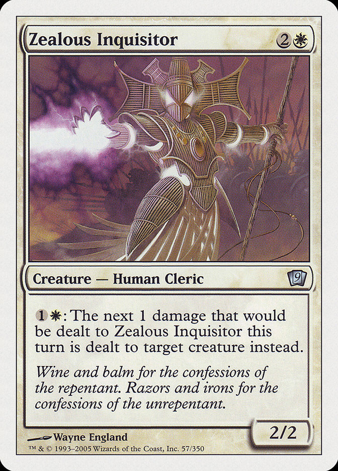 Zealous Inquisitor [Ninth Edition] Foil