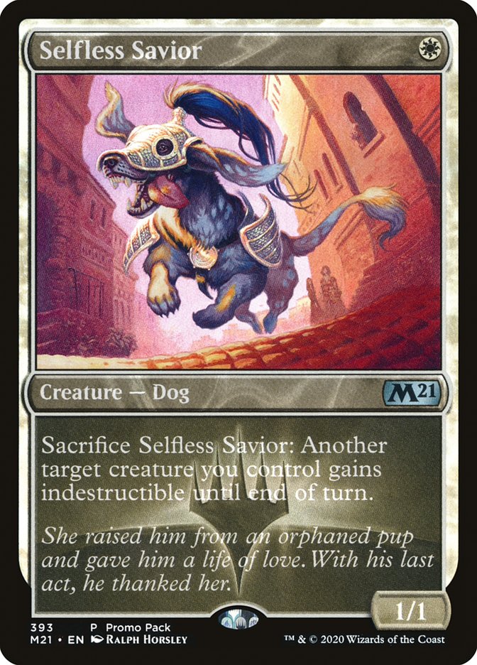 Selfless Savior (Promo Pack) [Core Set 2021 Promos] | Silver Goblin