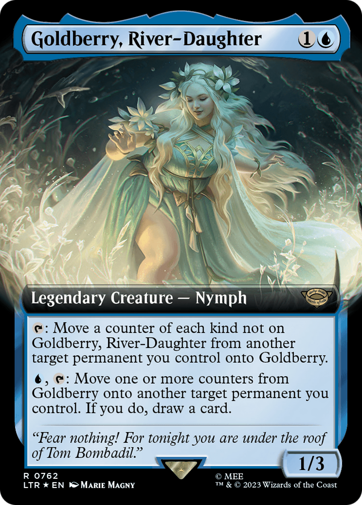 Goldberry, River-Daughter (Extended Art) (Surge Foil) [The Lord of the Rings: Tales of Middle-Earth] | Silver Goblin