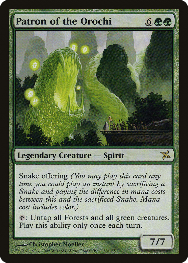 Patron of the Orochi (138) Foil - Betrayers of Kamigawa