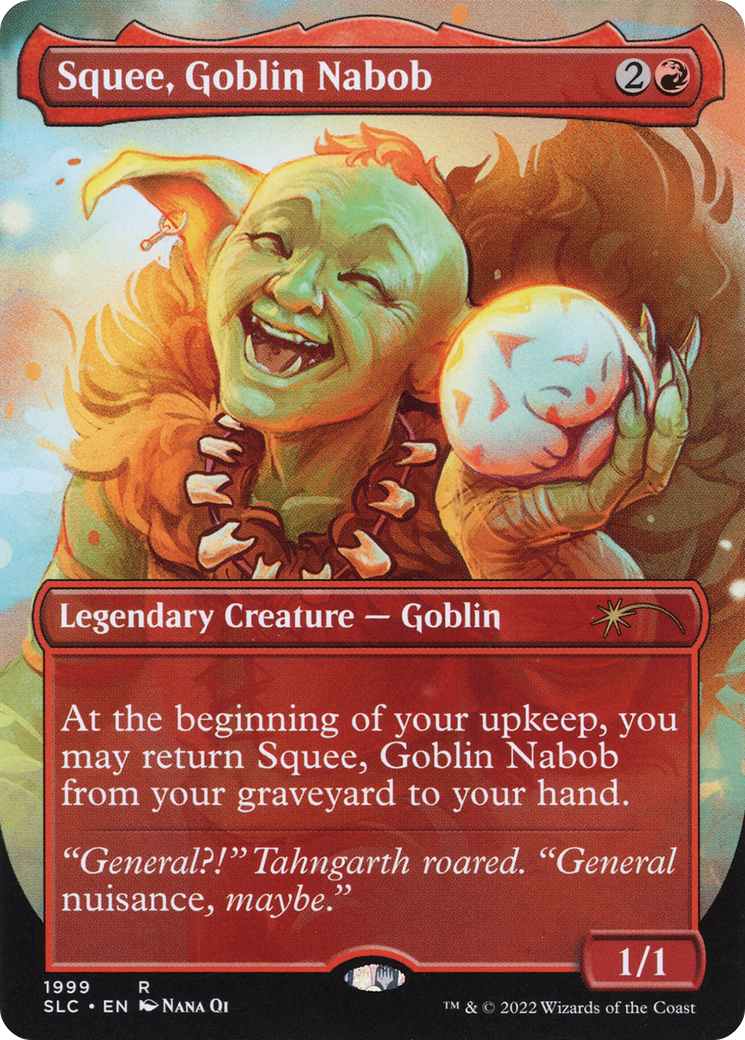 Squee, Goblin Nabob (Borderless) [Secret Lair 30th Anniversary Countdown Kit]