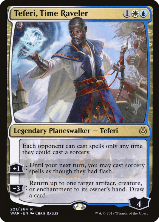 Teferi, Time Raveler (Promo Pack) [War of the Spark Promos] Foil