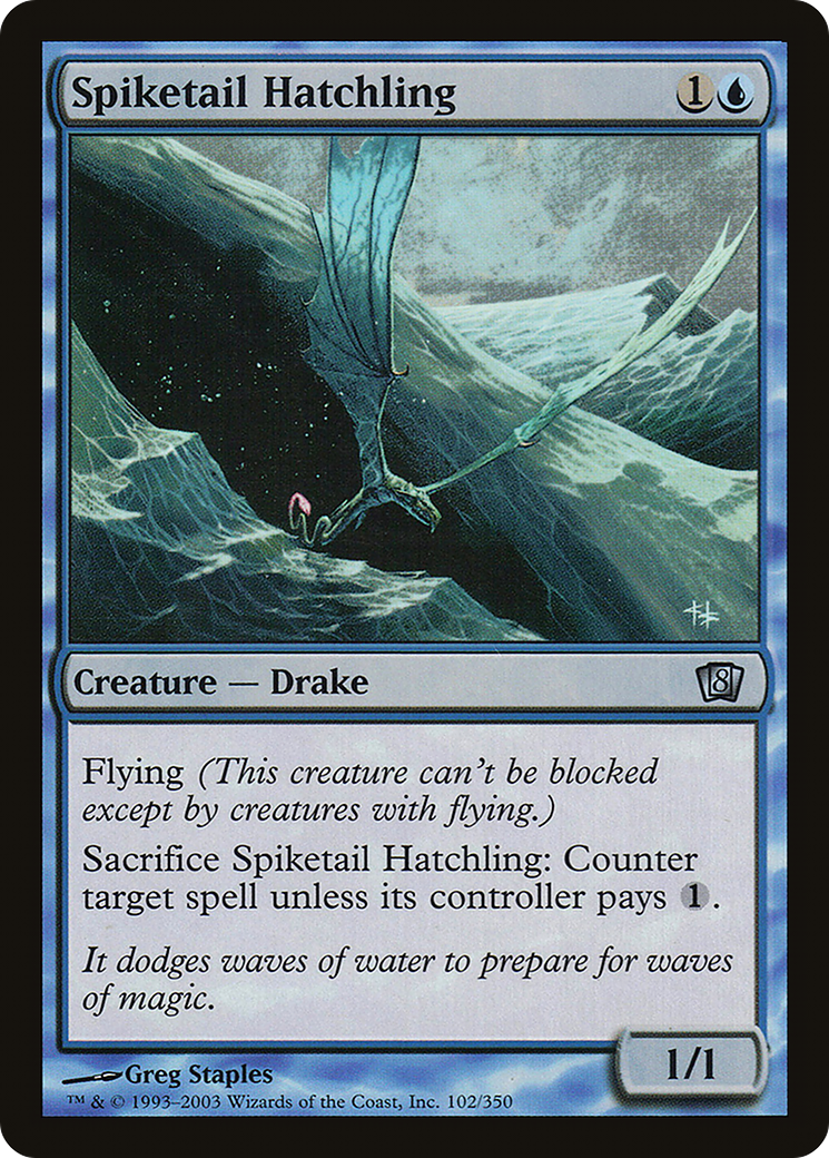 Spiketail Hatchling (102★) Foil - Eighth Edition