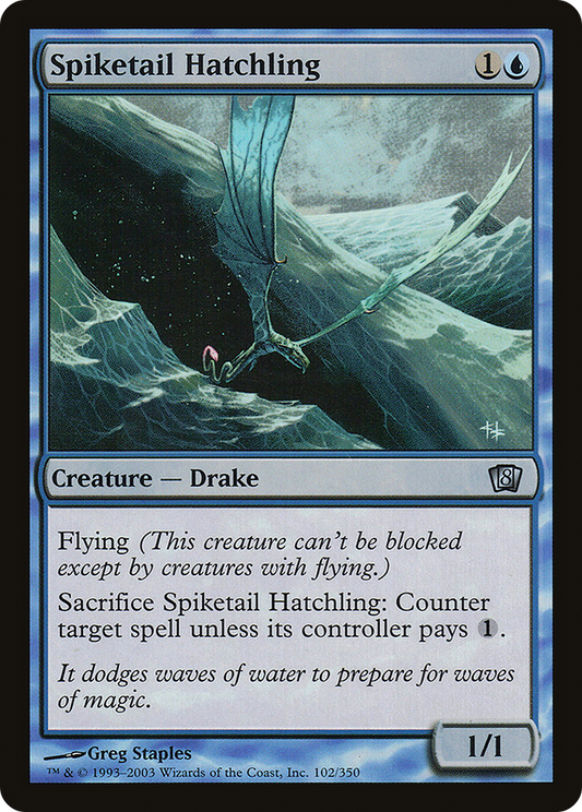 Spiketail Hatchling (102★) Foil - Eighth Edition