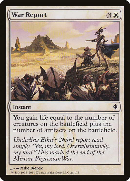 War Report [New Phyrexia] Foil