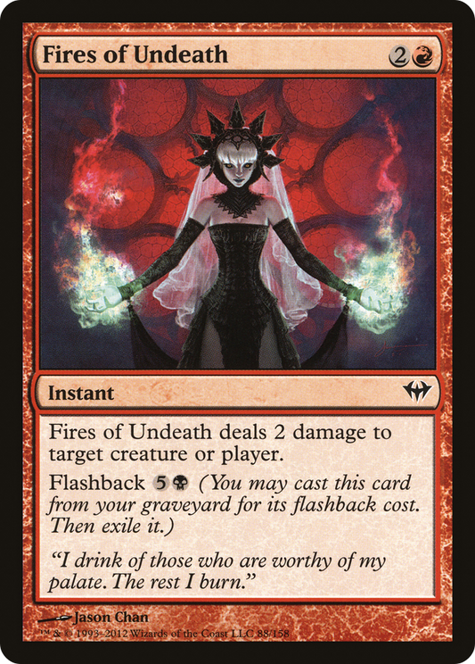 Fires of Undeath [Dark Ascension] Foil