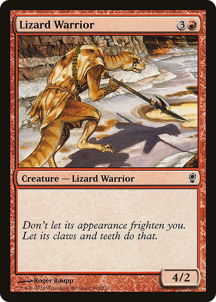Lizard Warrior [Conspiracy] Foil