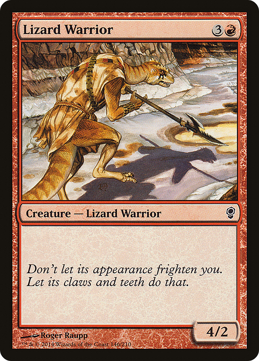 Lizard Warrior [Conspiracy] Foil