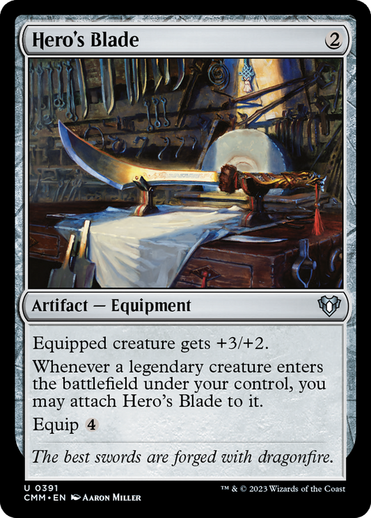Hero's Blade [Commander Masters] Foil