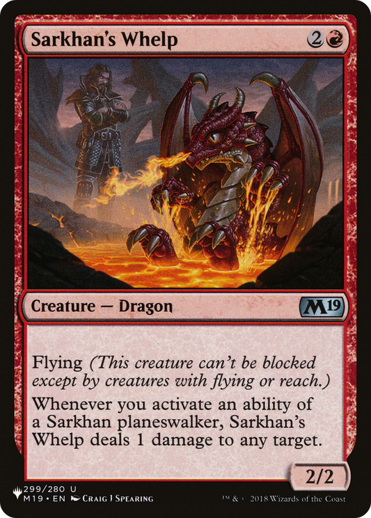 Sarkhan's Whelp (M19-299)