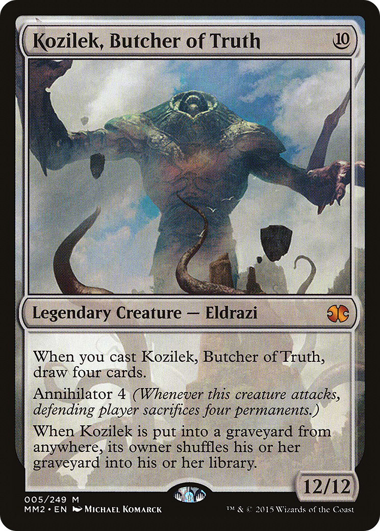Kozilek, Butcher of Truth [Modern Masters 2015] Foil