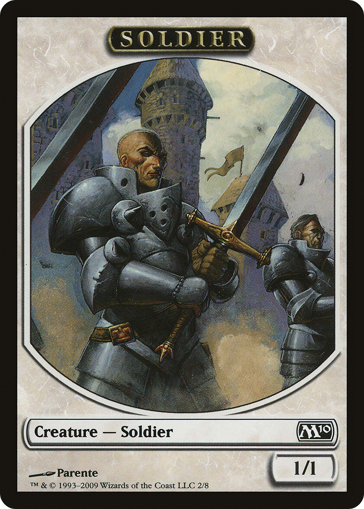 Soldier Token [Magic 2010 Tokens] | Silver Goblin