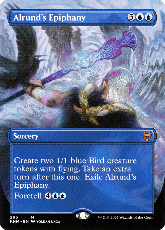 Alrund's Epiphany (Borderless Alternate Art) [Kaldheim] Foil