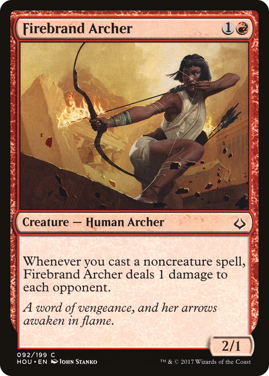 Firebrand Archer [Hour of Devastation] Foil