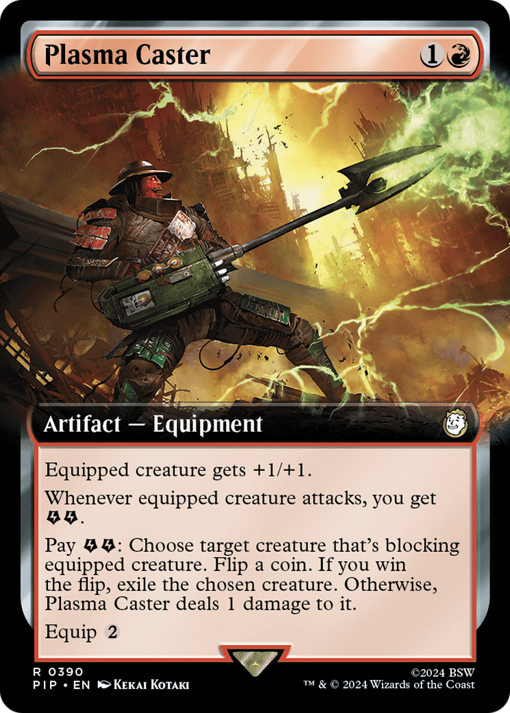 Plasma Caster (Extended Art) [Fallout] | Silver Goblin