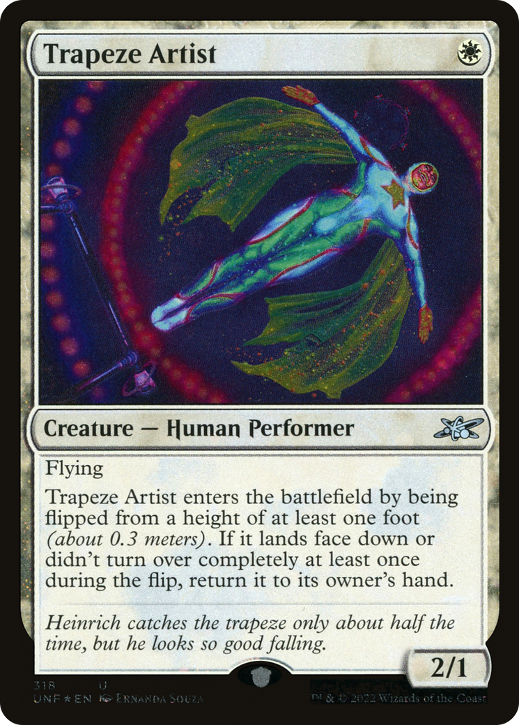Trapeze Artist (Galaxy Foil) (318) Foil - Unfinity