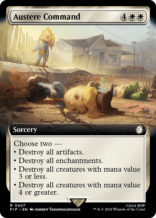Austere Command (Extended Art) [Fallout] Foil