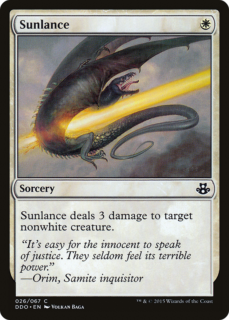 Sunlance (026) - Duel Decks: Elspeth vs. Kiora