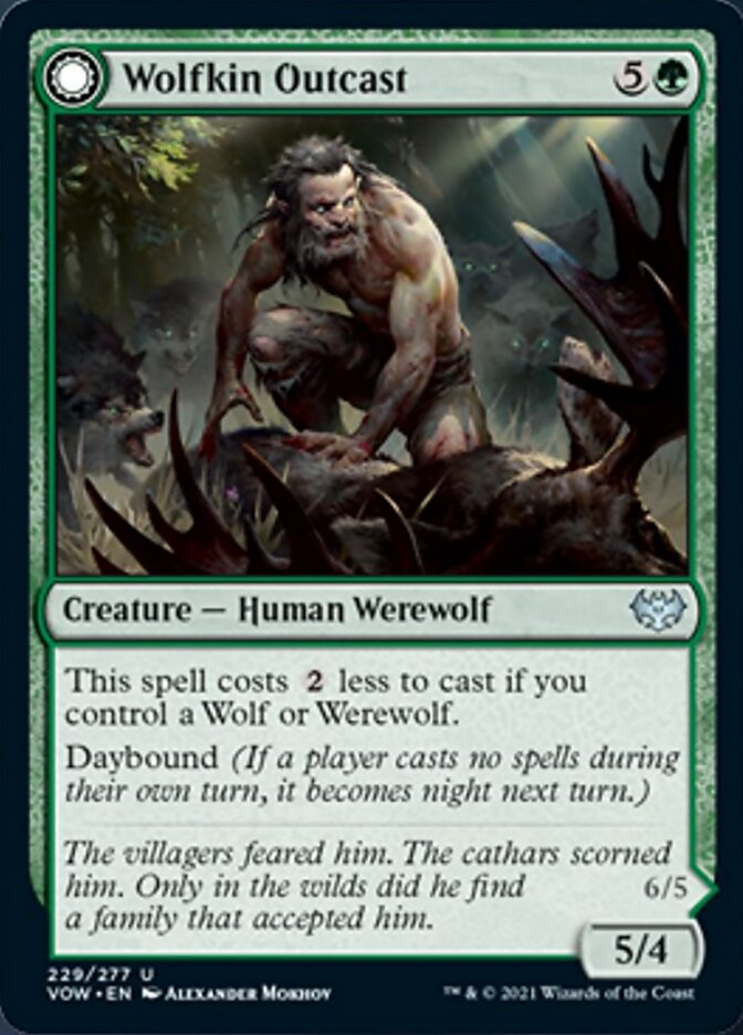 Wolfkin Outcast // Wedding Crasher [Innistrad: Crimson Vow] Foil