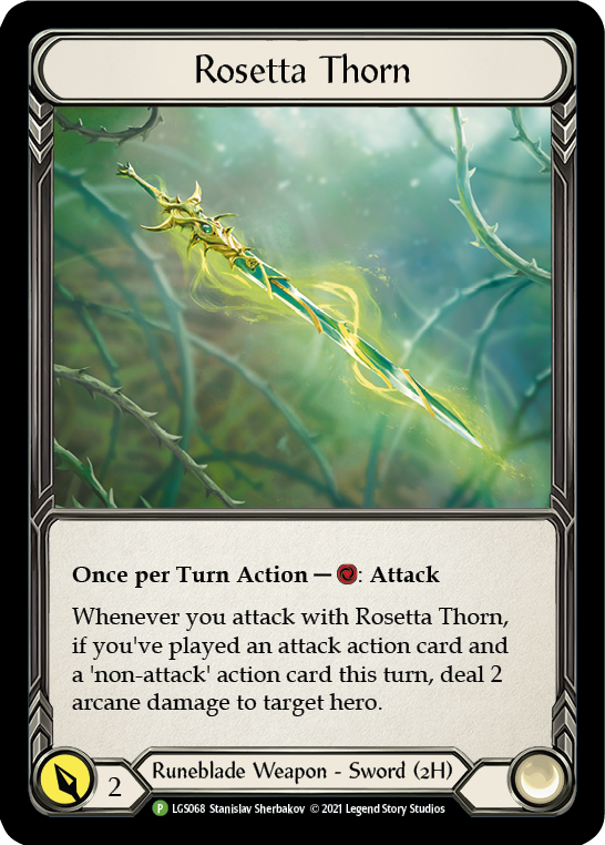 Rosetta Thorn [LGS068] (Promo)  Cold Foil | Silver Goblin