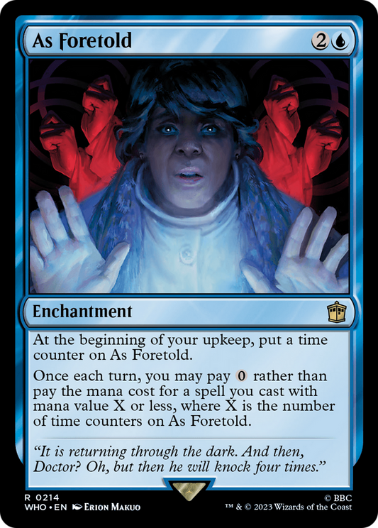 As Foretold [Doctor Who] Foil