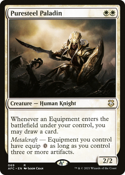 Puresteel Paladin [Dungeons & Dragons: Adventures in the Forgotten Realms Commander]