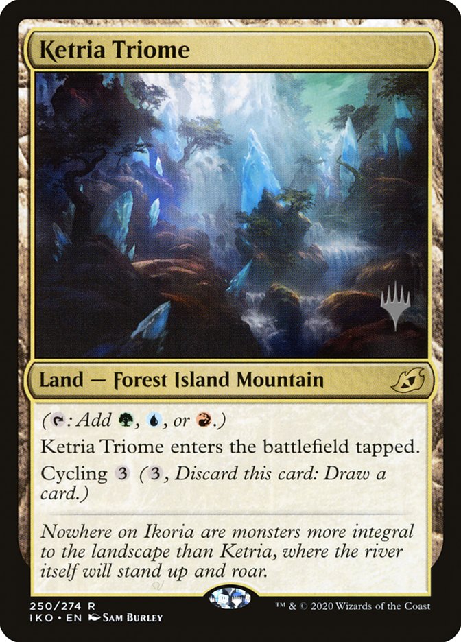 Ketria Triome (Promo Pack) [Ikoria: Lair of Behemoths Promos] | Silver Goblin