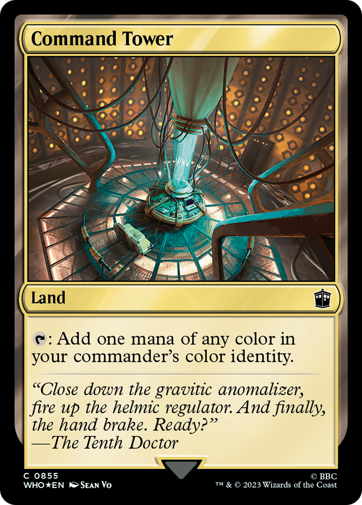 Command Tower (0855)(Surge Foil) [Doctor Who] | Silver Goblin