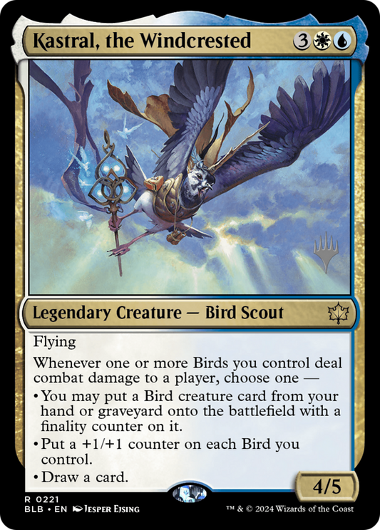 Kastral, the Windcrested (Promo Pack) [Bloomburrow Promos] Foil