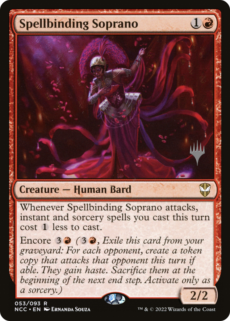 Spellbinding Soprano (053) Foil - New Capenna Commander Promos