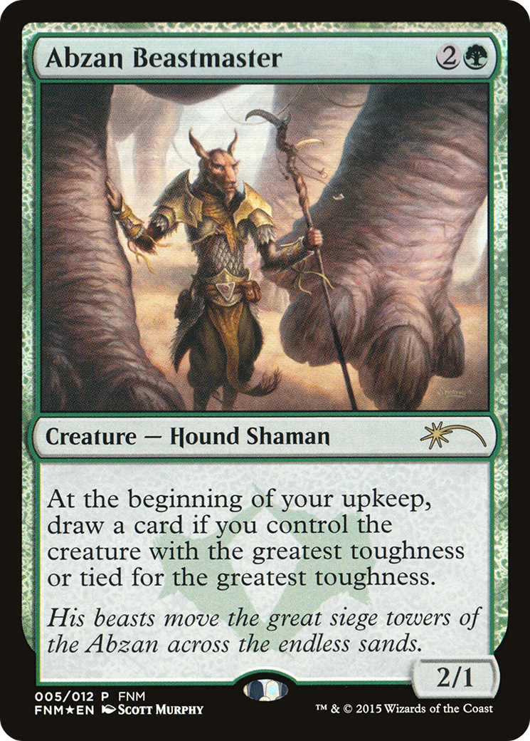 Abzan Beastmaster [Friday Night Magic 2015] | Silver Goblin