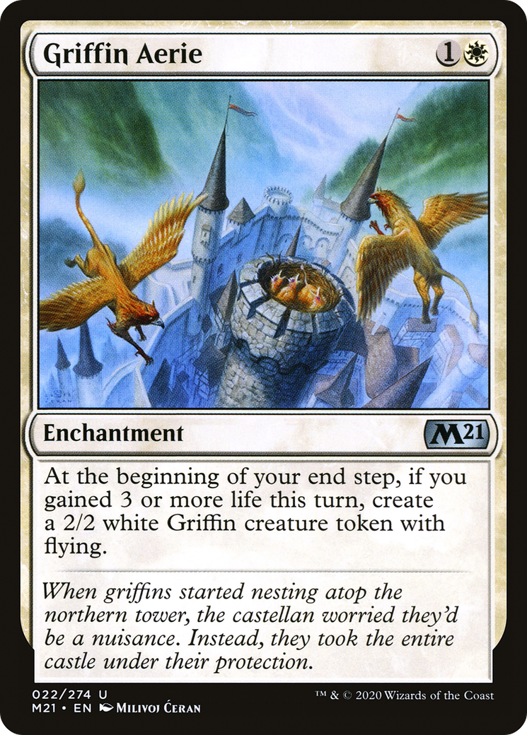 Griffin Aerie [Core Set 2021] Foil