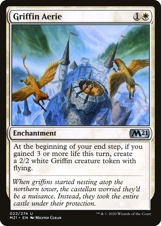 Griffin Aerie [Core Set 2021] Foil