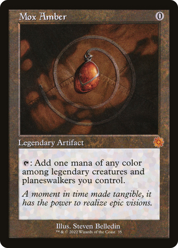 Mox Amber (Retro) [The Brothers' War Retro Artifacts] | Silver Goblin