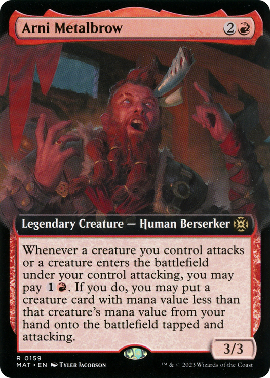Arni Metalbrow (Extended Art) [March of the Machine: The Aftermath] Foil