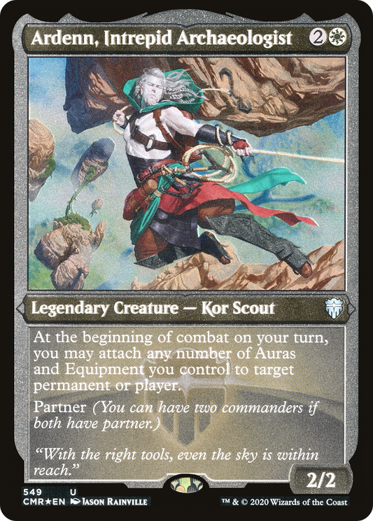 Ardenn, Intrepid Archaeologist (Etched) [Commander Legends]