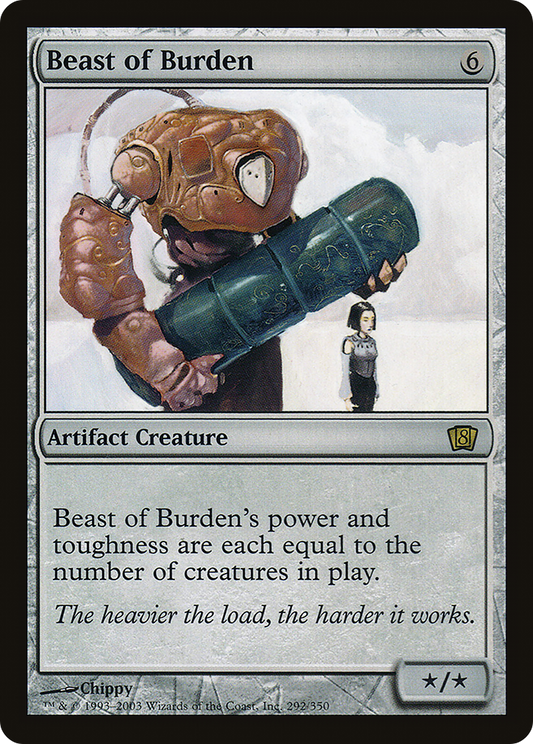 Beast of Burden (292★) Foil - Eighth Edition