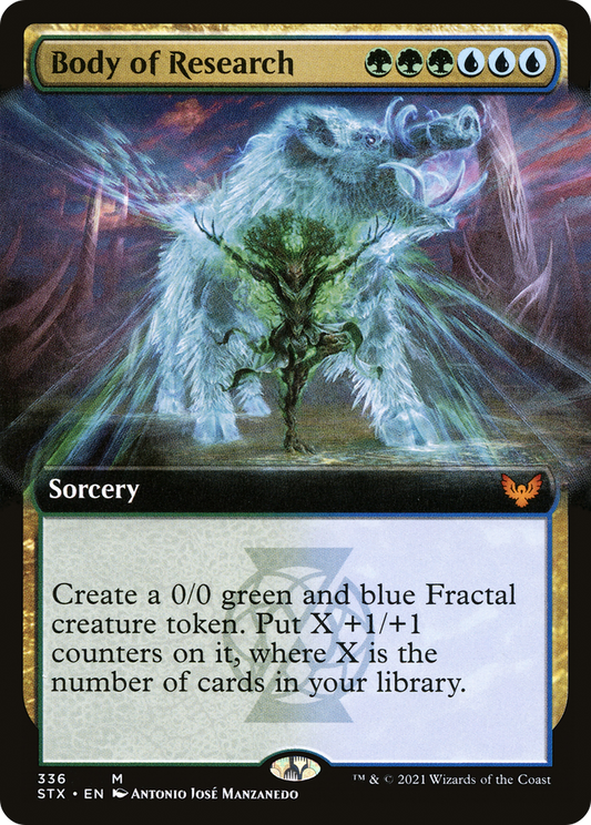 Body of Research (Extended Art) [Strixhaven: School of Mages] Foil