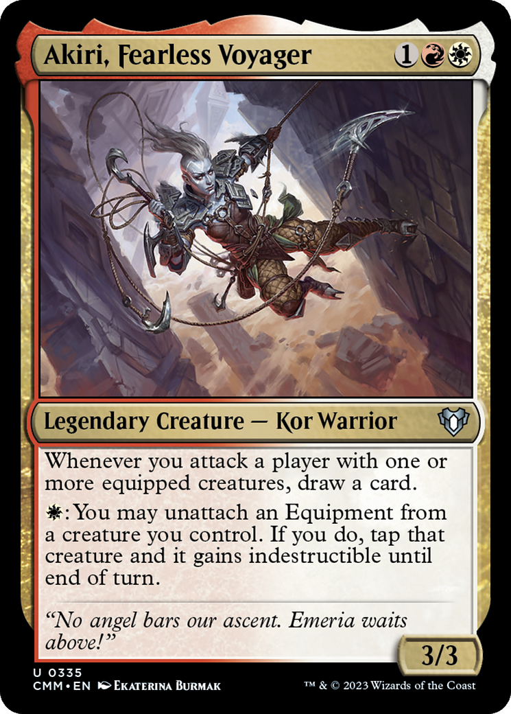 Akiri, Fearless Voyager [Commander Masters] | Silver Goblin