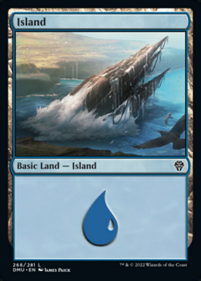 Island (266) [Dominaria United] | Silver Goblin