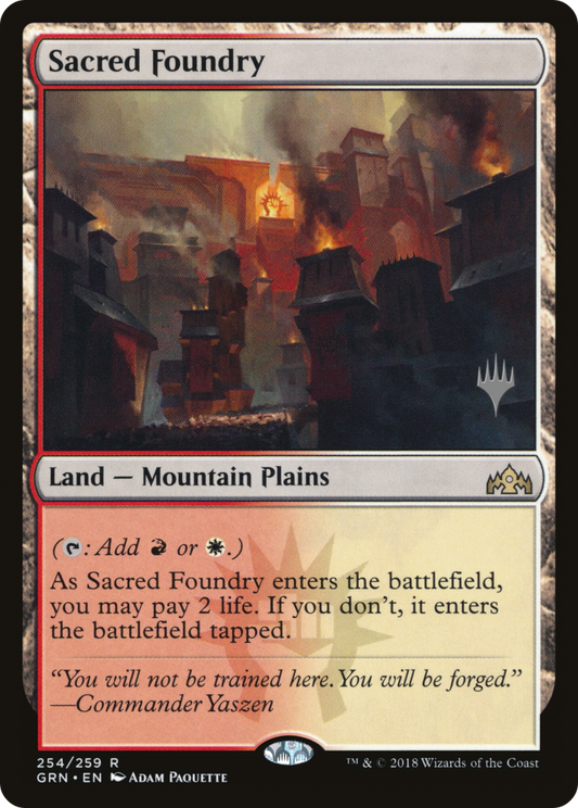 Sacred Foundry (Promo Pack) [Guilds of Ravnica Promos] Foil