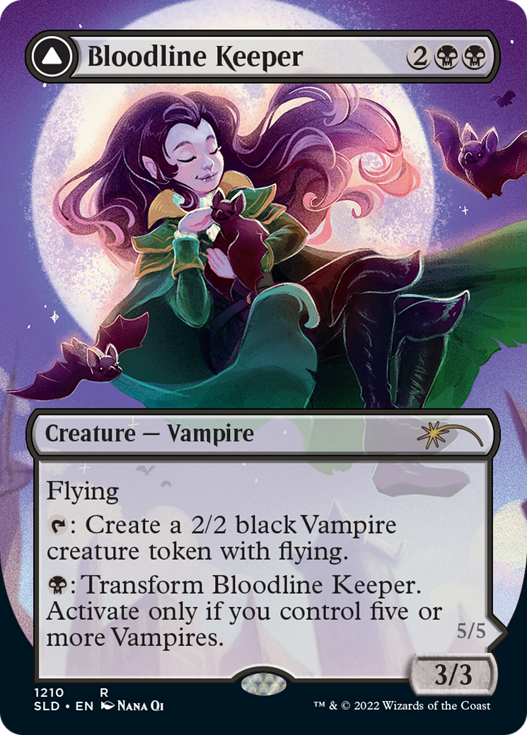 Bloodline Keeper // Lord of Lineage (Display Commander) (Borderless) [Secret Lair: From Cute to Brute] Foil
