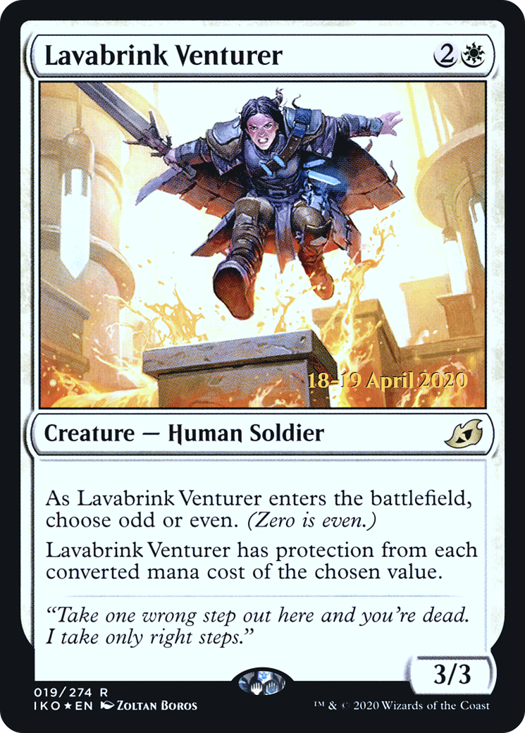 Lavabrink Venturer (019) Foil - Ikoria: Lair of Behemoths Promos