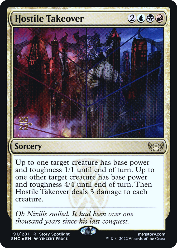 Hostile Takeover [Streets of New Capenna Prerelease Promos]