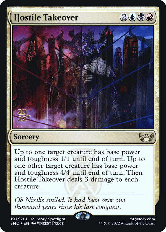 Hostile Takeover [Streets of New Capenna Prerelease Promos]