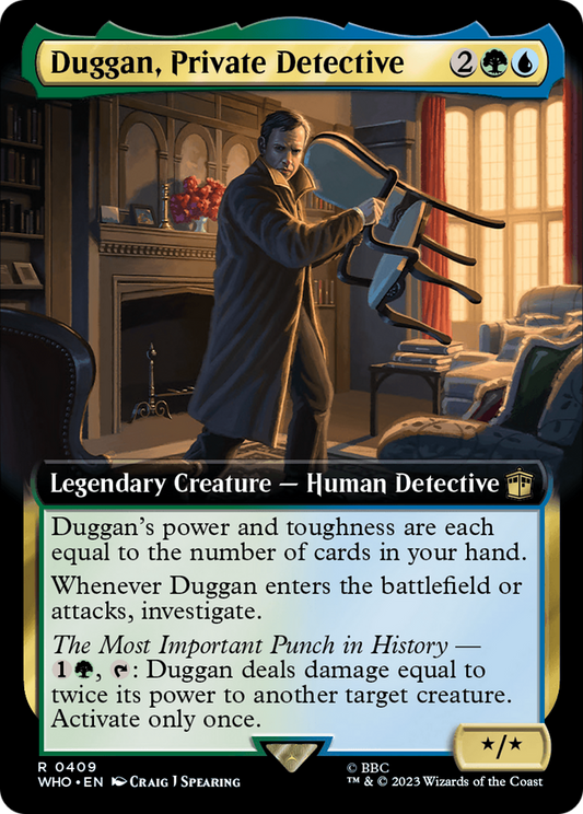 Duggan, Private Detective (Extended Art) [Doctor Who] Foil