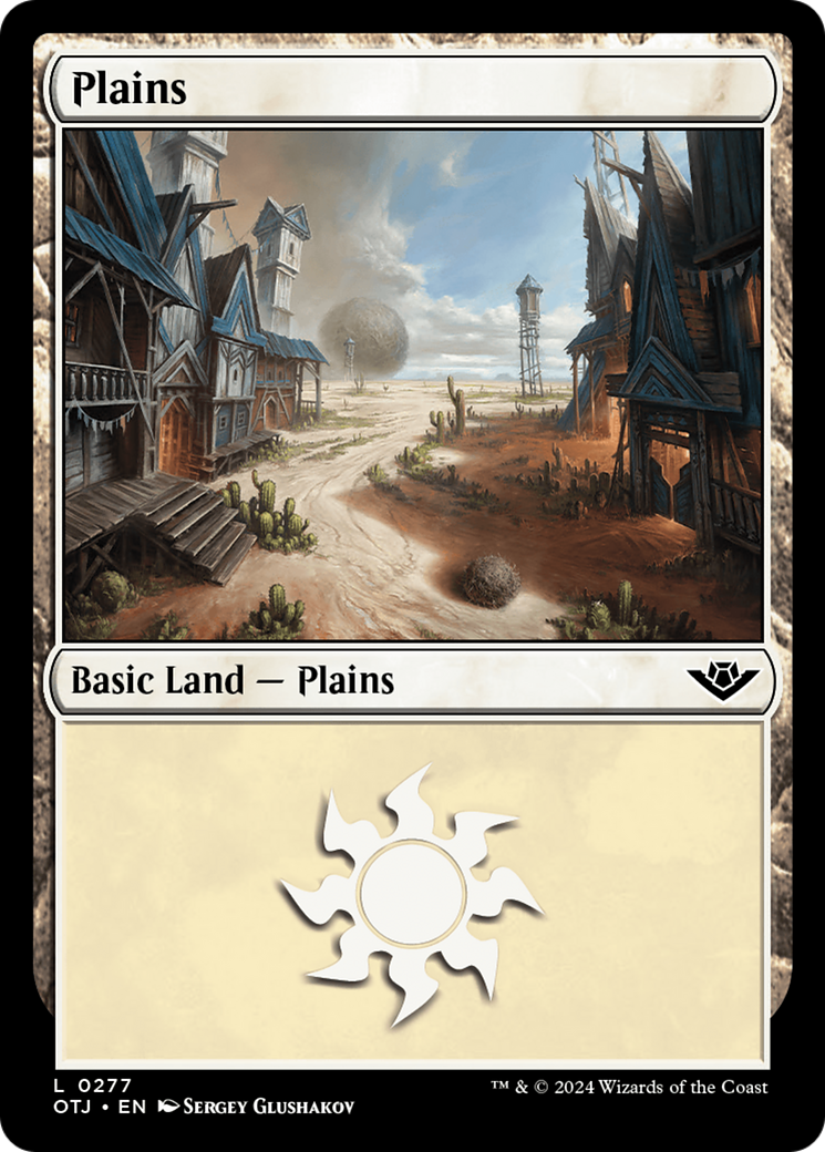 Plains (0277) [Outlaws of Thunder Junction] Foil