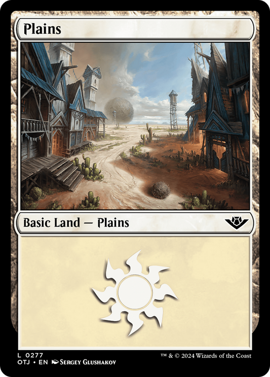 Plains (0277) [Outlaws of Thunder Junction] Foil