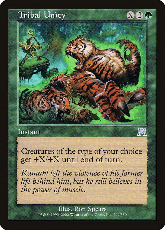 Tribal Unity [Onslaught] Foil
