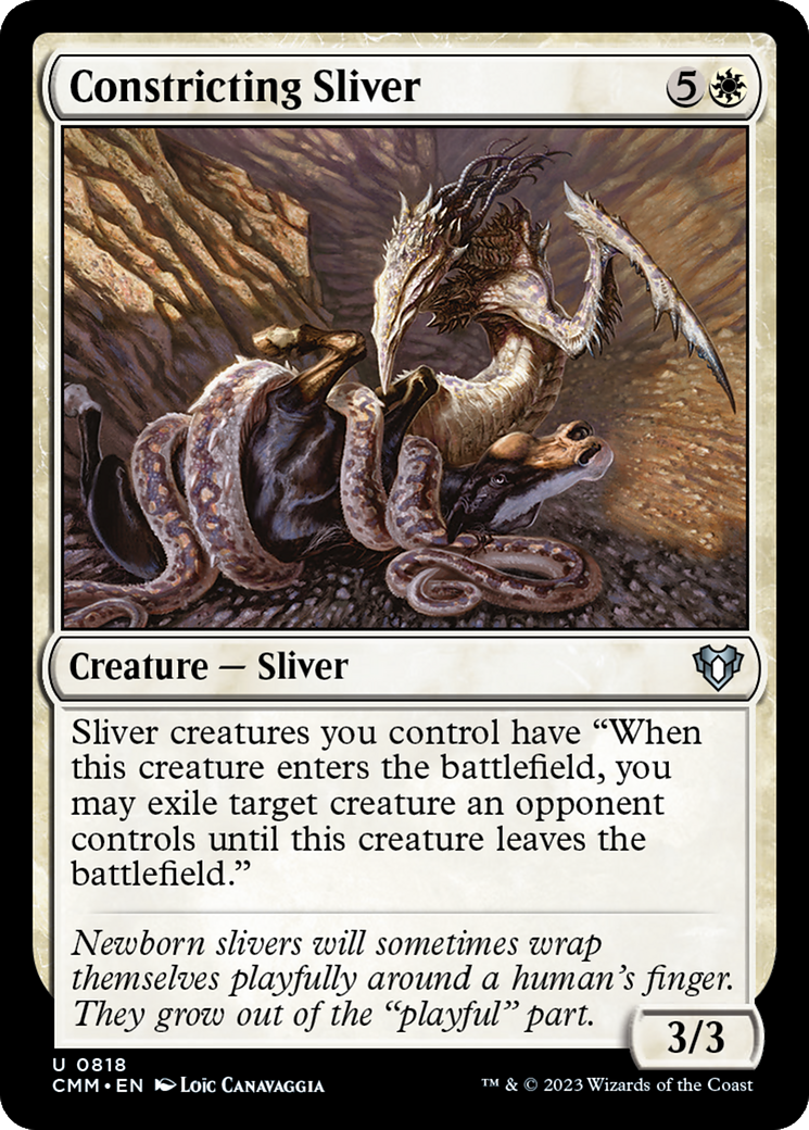 Constricting Sliver [Commander Masters] | Silver Goblin